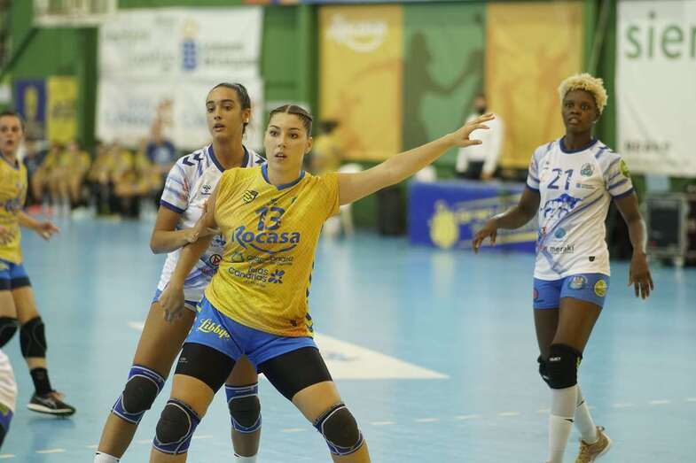 La pivote tinerfeña Alba Spugnini, en una imagen de archivo (Foto TA)